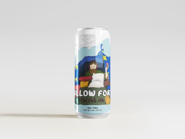 Image of a can of Pillow Fort beer by Turncoat Brewing Company